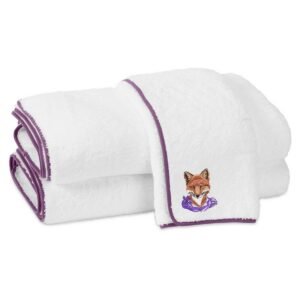 Purple Fox Machine Embroidery Design