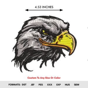 Embroidery Design for American Eagle, Bird Head