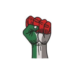 Stand With Palestine Machine Embroidery Patterns, 3 Sizes