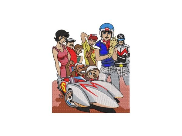 Speed Racer Machine Embroidery Pattern