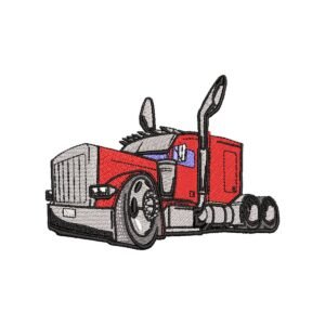 Peterbilt Cab Machine Embroidery Pattern