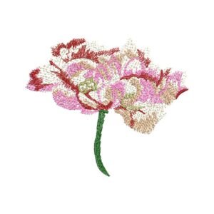 Carnation Machine Embroidery Pattern Flower Design