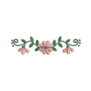 Flower Design Machine Embroidery Pattern