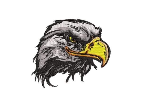 Embroidery Design for American Eagle, Bird Head