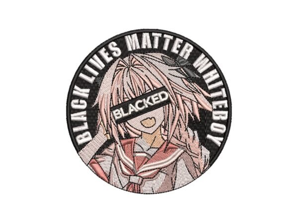 Girl Anime Waifu Embroidery Pattern