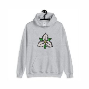Trillium Flower Design For Embroidery Machine
