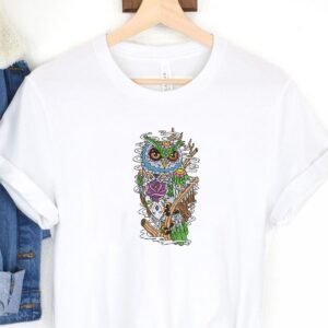 Owl Bird Machine Embroidery Design