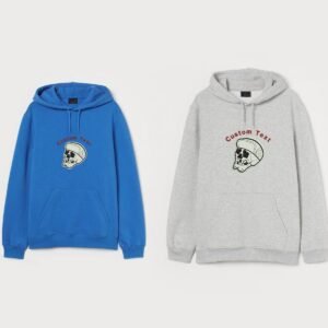 Skull With Cap Embroidery Pattern, Custom Skull Design