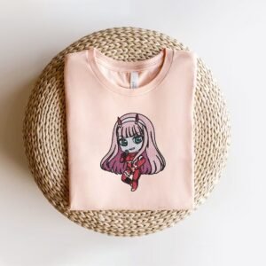 Zero Two Chibi Machine Embroidery Pattern