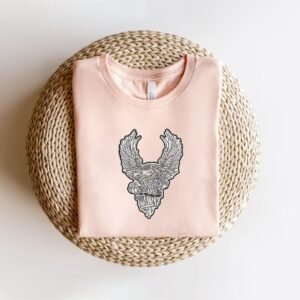 Flying Eagle Machine Embroidery Pattern