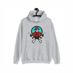 Capones Gun Embroidery Pattern Crossed Rifles