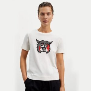 Fierce Cat Head Embroidery Pattern | Wild Animal Embroidery Designs