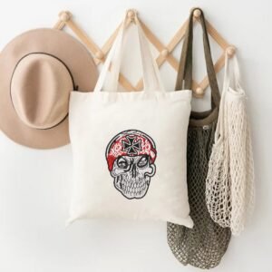 Iron Cross and Skull Embroidery Pattern