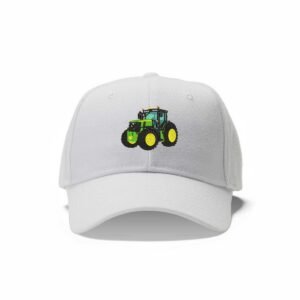 Green Tractor Machine Embroidery Design