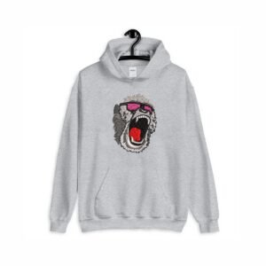 Monkey Head Animal Machine Embroidery Pattern