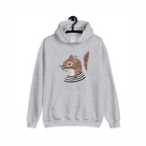 Cute Squirrel Chipmunk Machine Embroidery Pattern