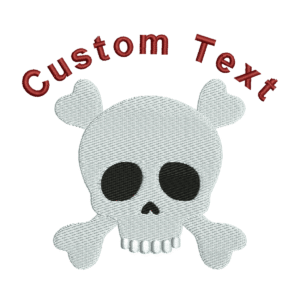 Skull And Crossbones Designs for Embroidery Machines