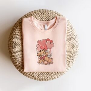 Teddy Bear Heart Machine Embroidery Pattern