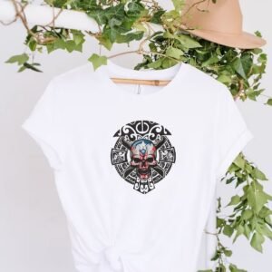 Compadre Taino Skull Machine Embroidery Pattern