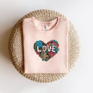Heart Love Valentine Embroidery Pattern